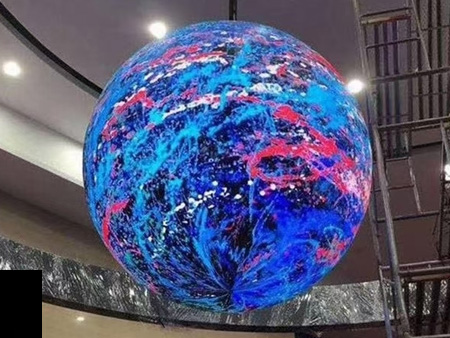 珠海LED全彩球形显示屏案例